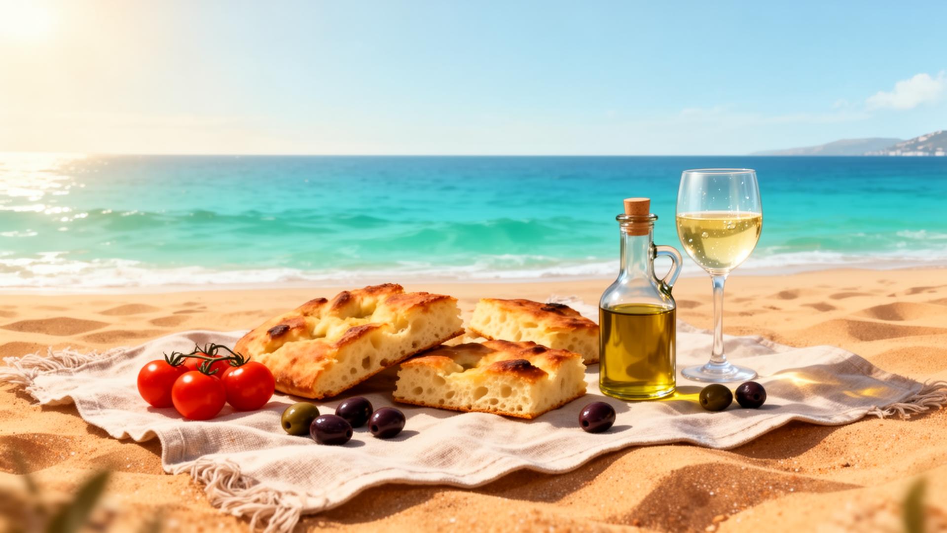 Focaccia genovese Zena 1908 al Mercat Nou di Ibiza