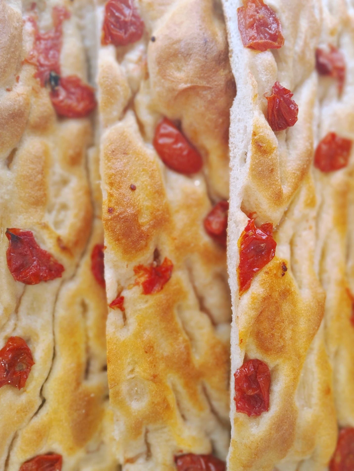 Focaccia con pomodoro